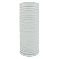 Ty Pennington White Glass Vase, 12"