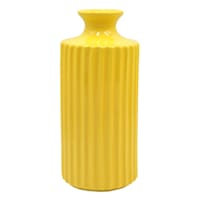 Tracey Boyd Yellow Ceramic Vase, 10"