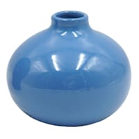 Tracey Boyd Blue Ceramic Vase, 4"