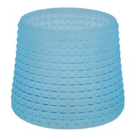 Ty Pennington Frosted Teal Glass Tealight Candle Holder, 3"