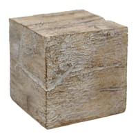 Tracey Boyd Wood-Look Block Table Decor, 4"