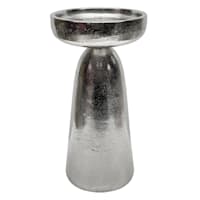 Ty Pennington Silver Metal Candle Holder, 8.5"
