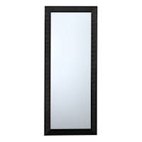 Grey Framed Ornate Leaner Mirror, 24x58