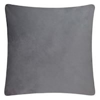 Charcoal Grey Diagonal Striped Throw Pillow, 24"
