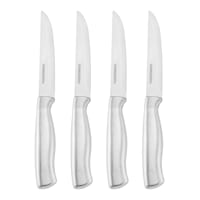 Farberware 4-Piece Stamped Stainless Steel Steak Knife Set