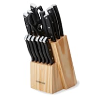 Farberware 15-Piece Triple Riveted Cutlery Block Set