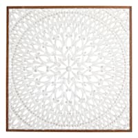 Found & Fable Carved Medallion Wall Decor, 36x36