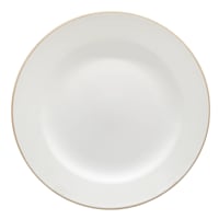 Tracey Boyd White Matte Dinner Plate