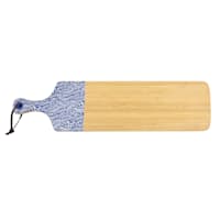 Blue & White Long Serving Board, 23"