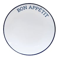 Bistro Bon Appetit Ceramic Salad Plate, 8.5"
