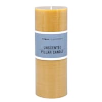 Ty Pennington Orange Unscented Rustic Pillar Candle, 8"