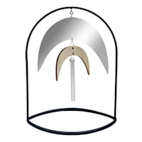 Moon Mirror Mobile Table Decor, 9"