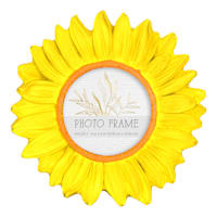 Yellow Flower Tabletop Picture Frame, 8"