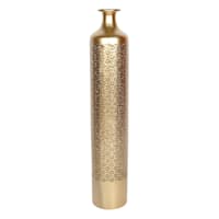 Gold Metal Vase, 35"