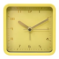 Yellow Square Clock, 3"