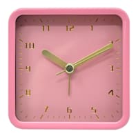 Tiny Dreamers Pink Square Clock, 3"