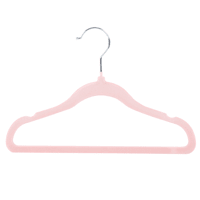 Tiny Dreamers 10-Piece Velvet Hanger, Strawberry Cream
