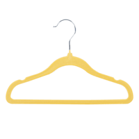 Tiny Dreamers 10-Piece Velvet Hanger, Popcorn Yellow