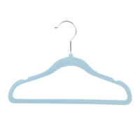 Tiny Dreamers 10-Piece Velvet Hanger, Cerulean