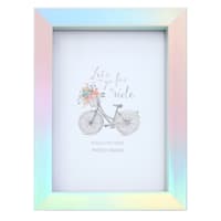 Metallic Rainbow Tabletop Picture Frame, 5x7