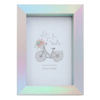 Multicolored Tabletop Picture Frame, 5x7