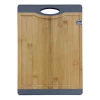 Black Edge Non-Slip Bamboo Cutting Board, 13.7x9.8