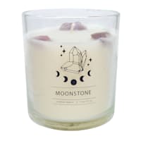 Purple Moonstone Crystal Jar Candle, 7.8oz