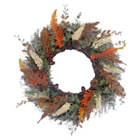 Fall Heather & Eucalyptus Wreath, 24"
