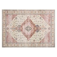 (D581) Khloe Multicolor Medallion Design Area Rug, 5x7