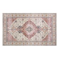 (D581) Khloe Multicolor Medallion Design Accent Rug, 3x5