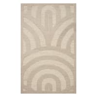 (B805) Tracey Boyd Arthur Neutral Arch Accent Rug, 3x5