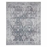 B808) Boulder Ivory & Grey Area Rug, 5x7 | At Home