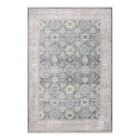 (B806) Tracey Boyd Anna Green Medallion Area Rug, 5x8