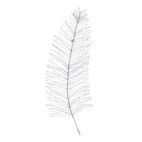 Laila Ali Metal Feather Wall Decor, 14x36