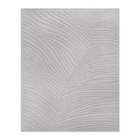 (A482) Crosby St. Neutral Palm Area Rug, 8x10