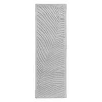 (A482) Crosby St. Neutral Palm Runner, 2x6