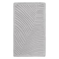 (A482) Crosby St. Neutral Palm Accent Rug, 2x3