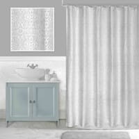 Vintage Tile Jacquard Shower Curtain, 72"