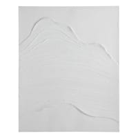 Crosby St. Gesso Monochromatic Impasto Canvas Wall Art, 31x39