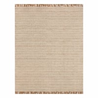 (B821) Crosby St. Moore Natural Herringbone Area Rug, 8x10