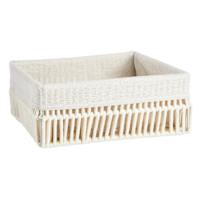 Square Poly Rope Storage Basket, Large