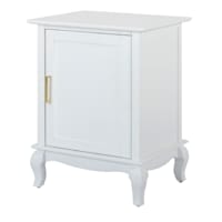 Grace Mitchell Scarlett 1-Door Cabinet, White