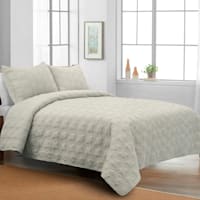 Tracey Boyd 3-Piece Leaf Quilt Set, Full/Queen