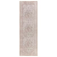 Amelie Neutral Washable Runner, 2x8