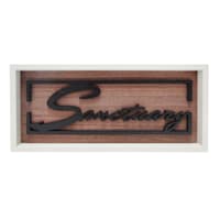 Sanctuary Bock Sign, 12"