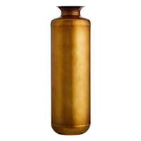 Honeybloom Metal Vase with Gold Finish, 20"