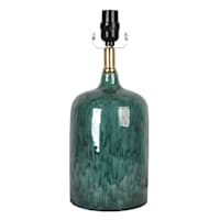 Tracey Boyd Green Reactive Glaze Table Small Lamp Base, 16"