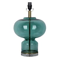 Tracey Boyd Green Shaped Glass Accent Lamp, 17"