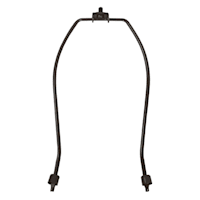 Brown Detachable Lamp Harp, 6"