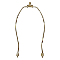 Gold Detachable Lamp Harp, 6"